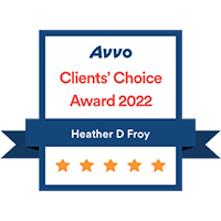 Heather Froy Client Choice Award 2022