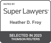 Heather D. Froy Super Lawyer badge
