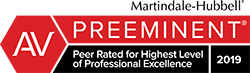 Martindale-Hubbell AV Preeminent rating